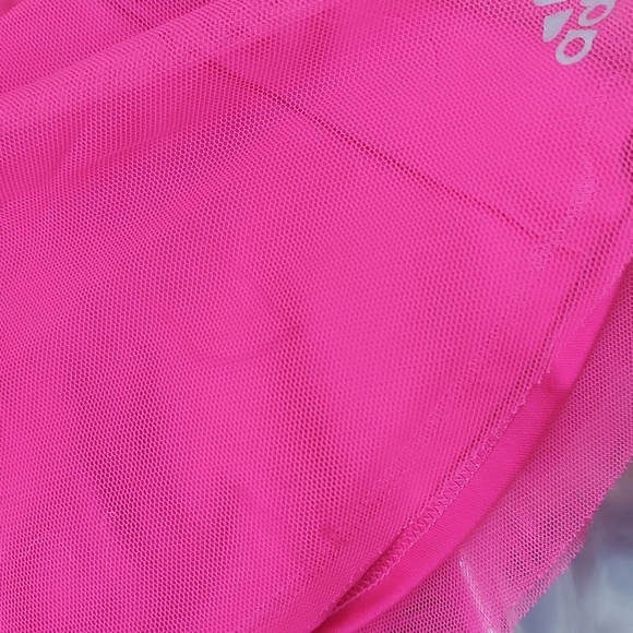 Adidas Girls Tennis Skort with tulle overlay - Pink - size 6 - Picture 6 of 6